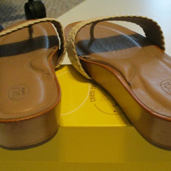 CIRCA Ivory Braided Platform Sandals 10 - Picture 6 of 10